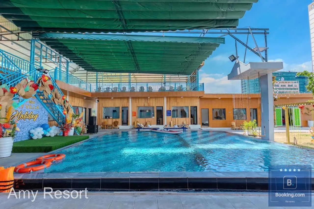 Amy Resort Pool Party - Di Bo Ra Bien - Thich Hop To Chuc Tiec Team Building 붕타우 빌라
